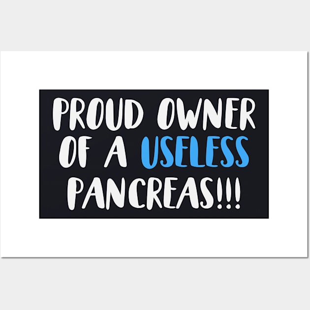 Proud Owner of a Useless Pancreas Wall Art by ahmed4411